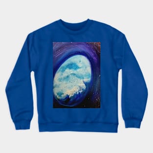 Ocean Containment ( from the 20-minute egg project series) Crewneck Sweatshirt